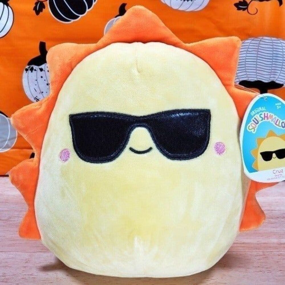 Squishmallow Cruz the Sun 8" 2021 UltraSoft Stuffed Outer Space Toy Plush NWT